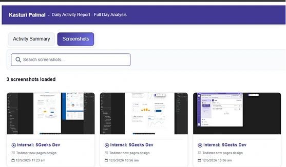 Screenshot preview